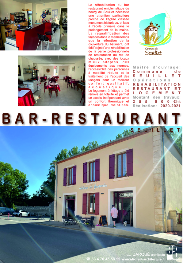 REHABILITATION RESTAURANT SEUILLET