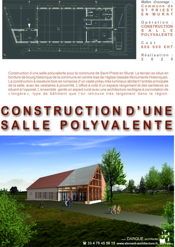 SALLE POLYVALENT ST PRIEST EN MURAT